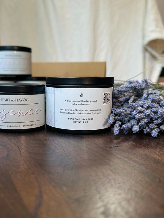 Essence | Grounding Candle for Calm & Clarity