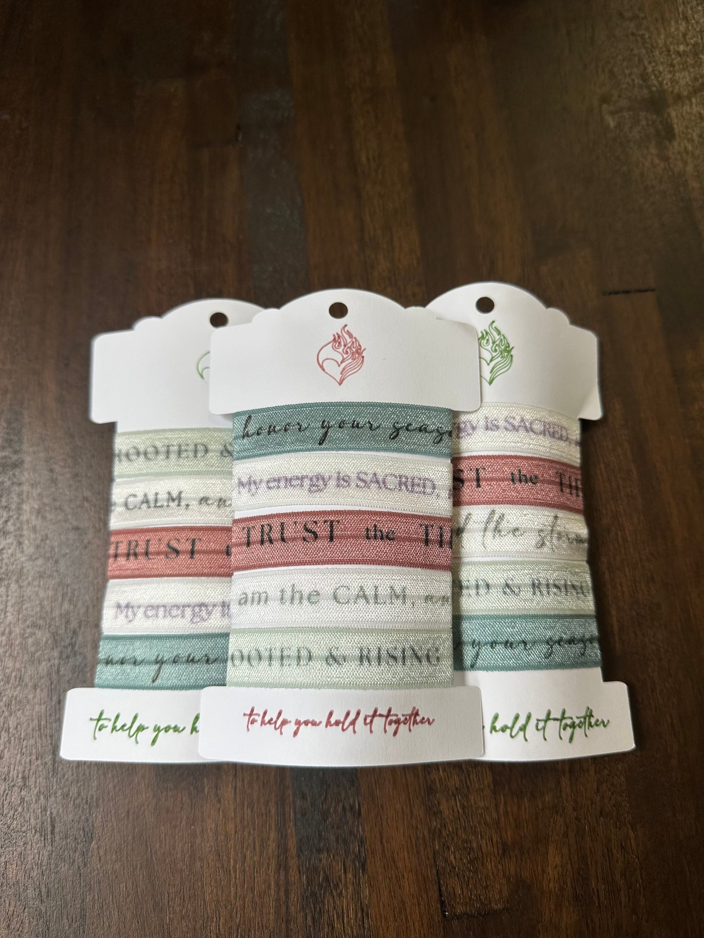 Crown & Grace Mini Ritual Set – Hair Oil & Affirmation Ties