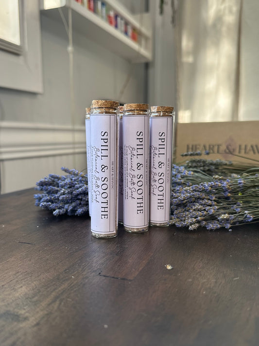 Spill & Soothe | Lavender, Vanilla Calming Bath Tea