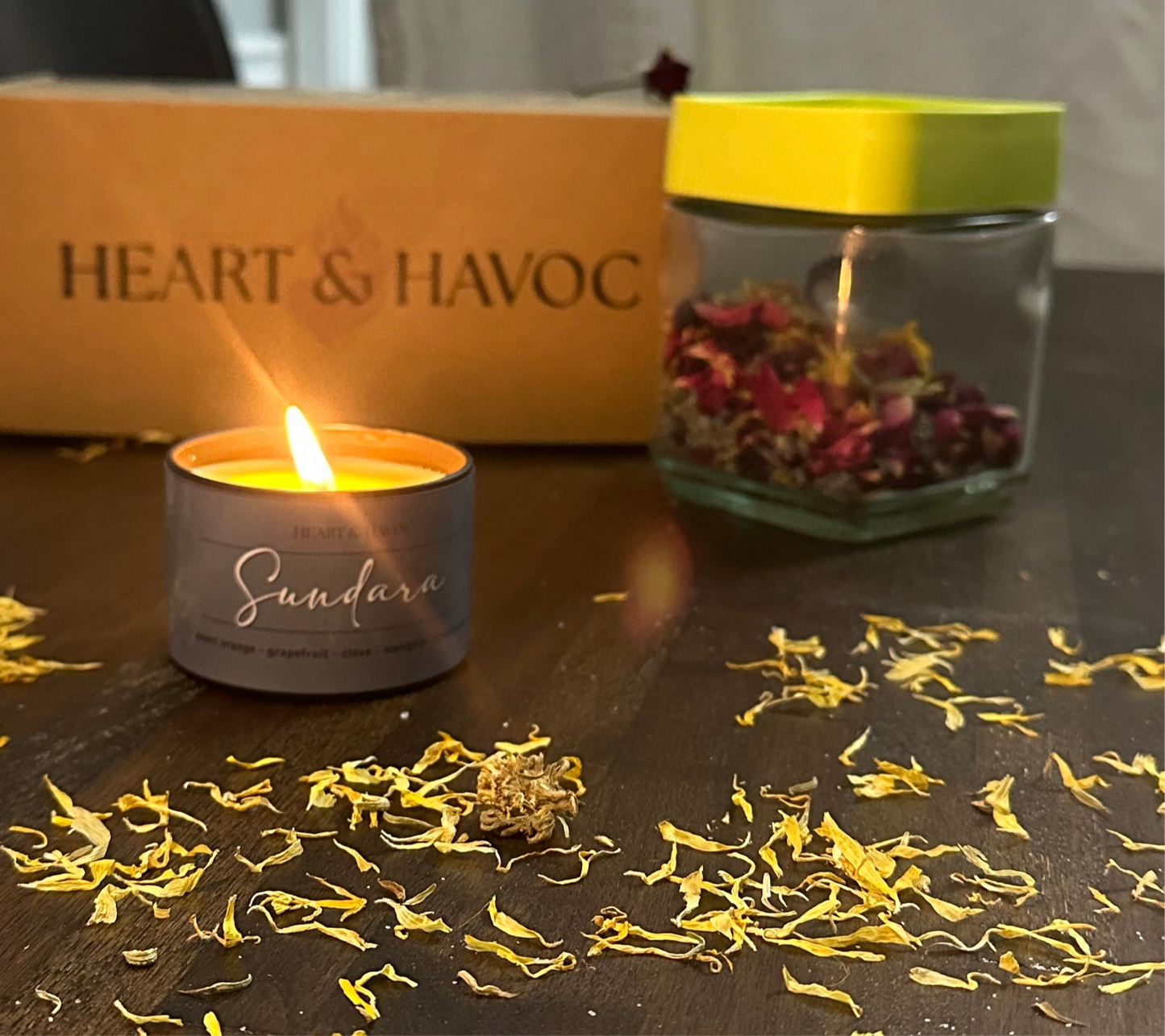 🌙 Seasonal Ritual Box – Handmade Self-Care by Heart & Havoc