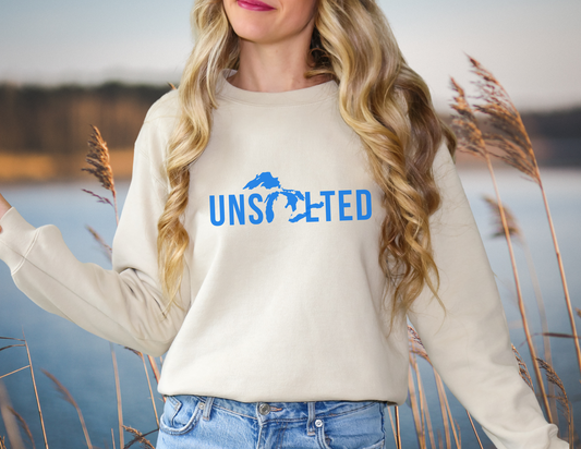 Unsalted Crewneck Sweatshirt | Michigan Sweatshirt - The Unfiltered Bin
