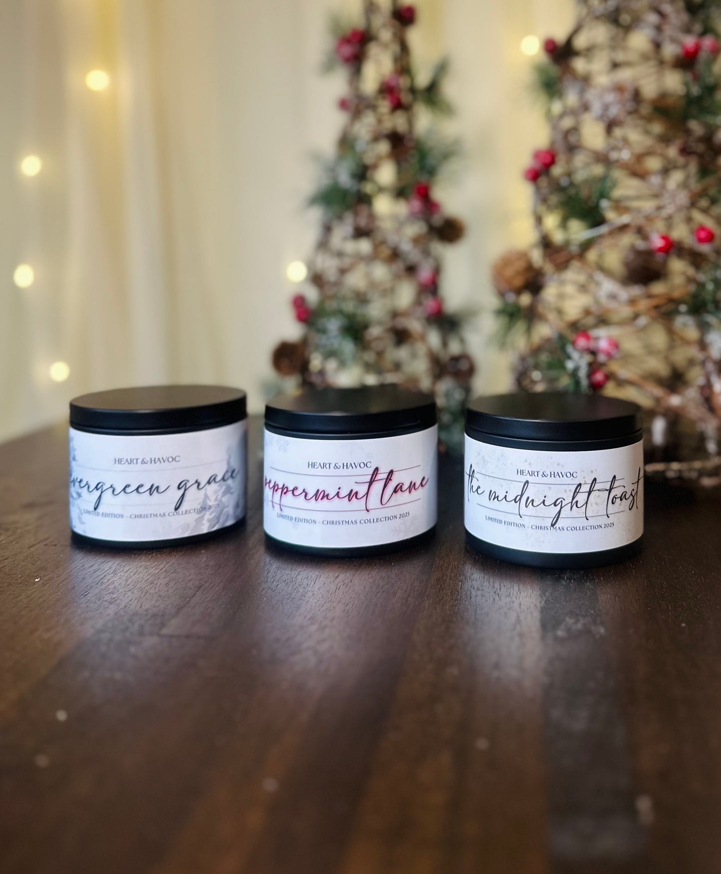 The Midnight Toast Candle | Juniper & Frankincense Holiday Candle – Heart & Havoc
