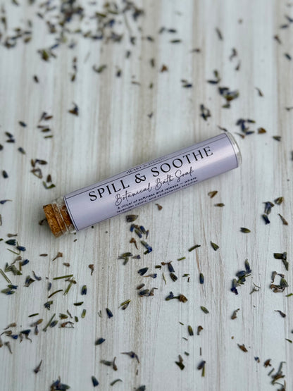 Spill & Soothe | Lavender & Sandalwood Botanical Soak
