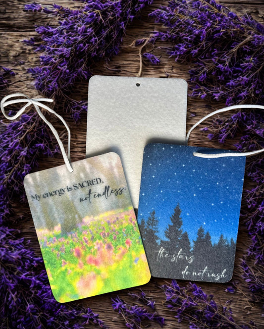 Affirmation Ritual Air Freshener – Botanical Blend for Daily Reset