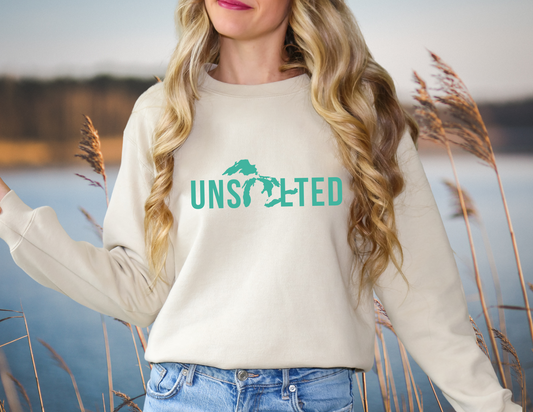 Unsalted Crewneck Sweatshirt | Michigan Sweatshirt - The Unfiltered Bin